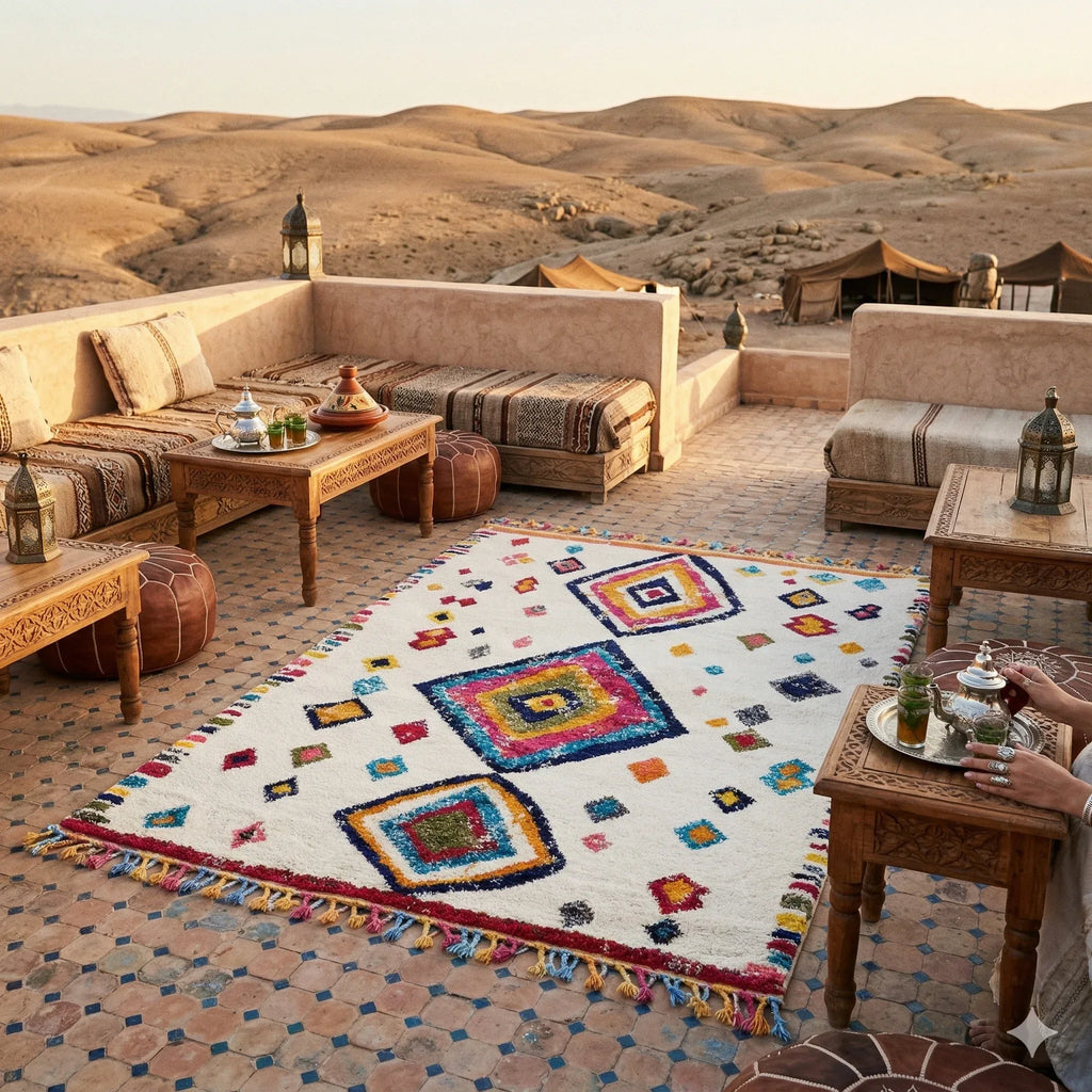 tapis berbère Maroc  - Les Jardins de Maison