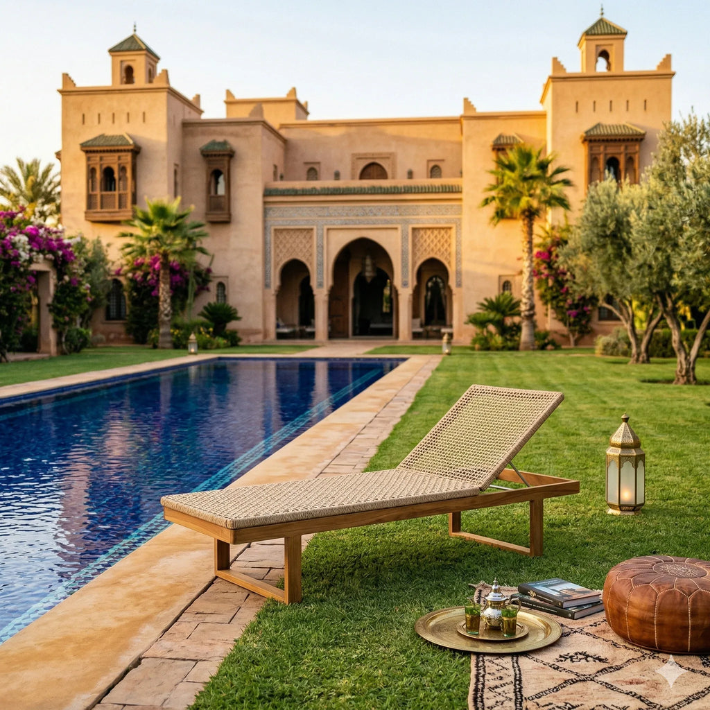 chaise essaouira - Les Jardins de Maison