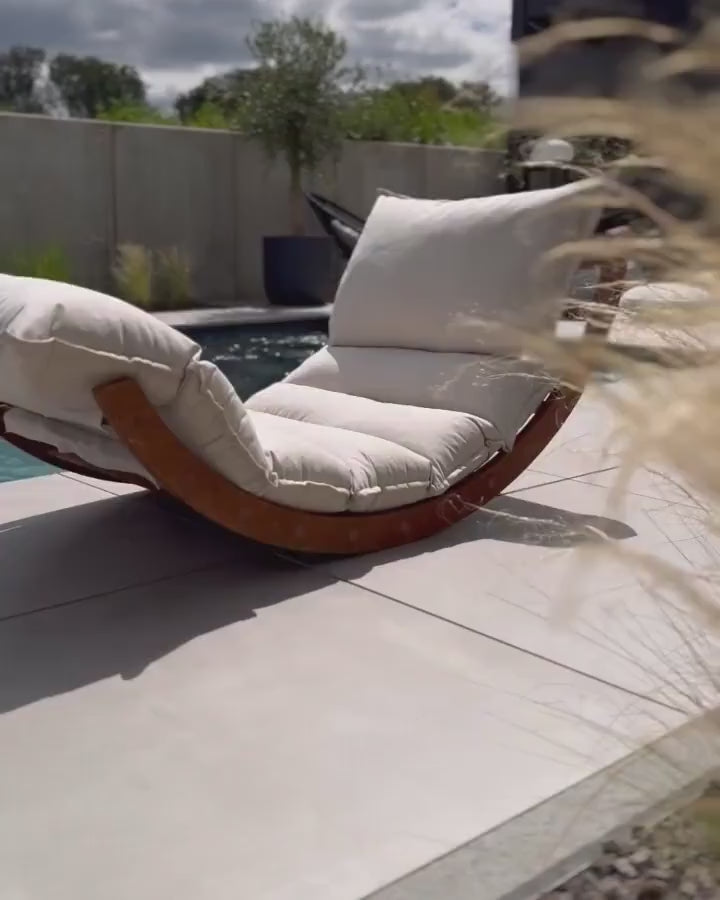 Chaise longue d'extérieur à bascule Amalfi